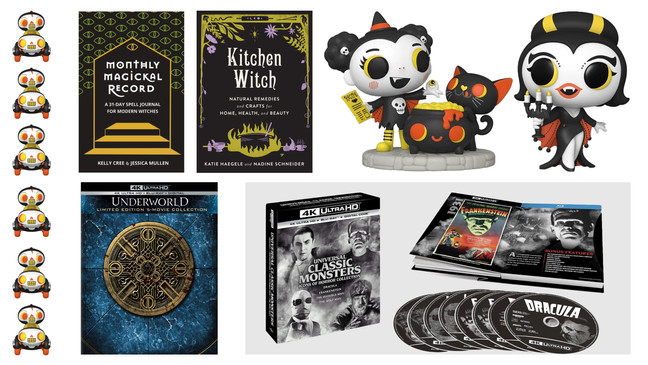 Happily Haunted (Photo: Funko, Microcosm Publishing, Sony, Universal)