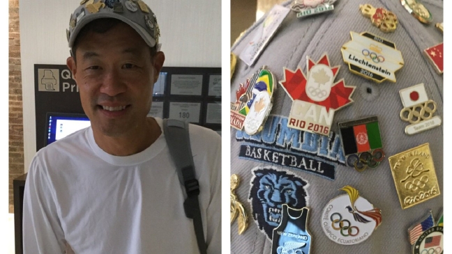 Stanley has been collecting Olympic pins for years! Can you guess which ones are the rarest & hardest to get? 8/8/16 (Chloe Beardsley | KSNV)