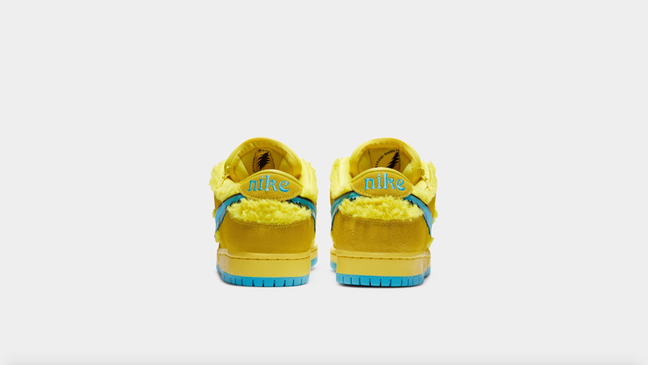 A touch of bold yellow, green and orange: Nike teams up with the Grateful Dead for a shoe called the "Nike SB Dunk Low Grateful Dead." (Photo: Nike via CNN Newsource)